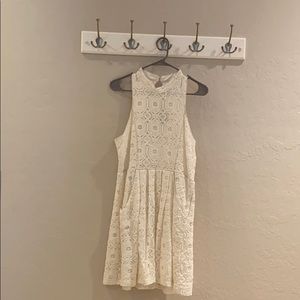 Kimchi Blue White Crochet dress SZ 10 NWT